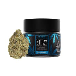 Blue Burst cannabis - STIIIZY Flower Jar, Sweet Citrus Flavor