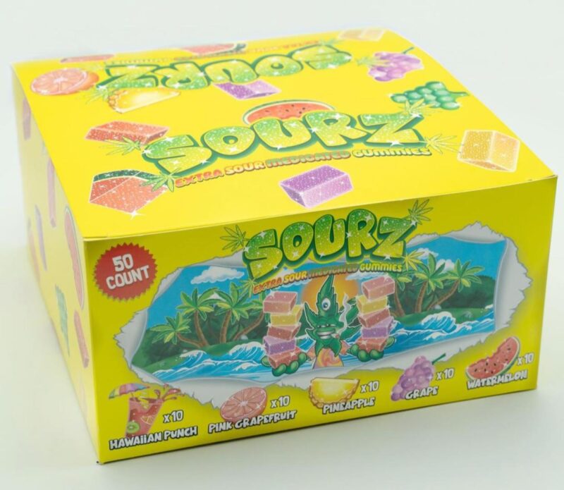 Wholesale 450mg Sourz Gummies Master Box
