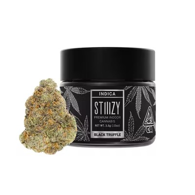 Black Truffle Cannabis - STIIIZY Flower Jar, Luxury Cannabis